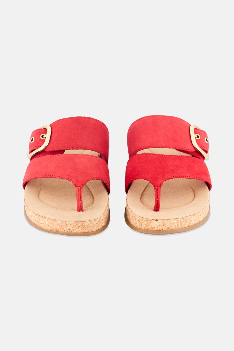 clarks Women Reileigh Park Slip On Sandals, Multicolor - Image 4