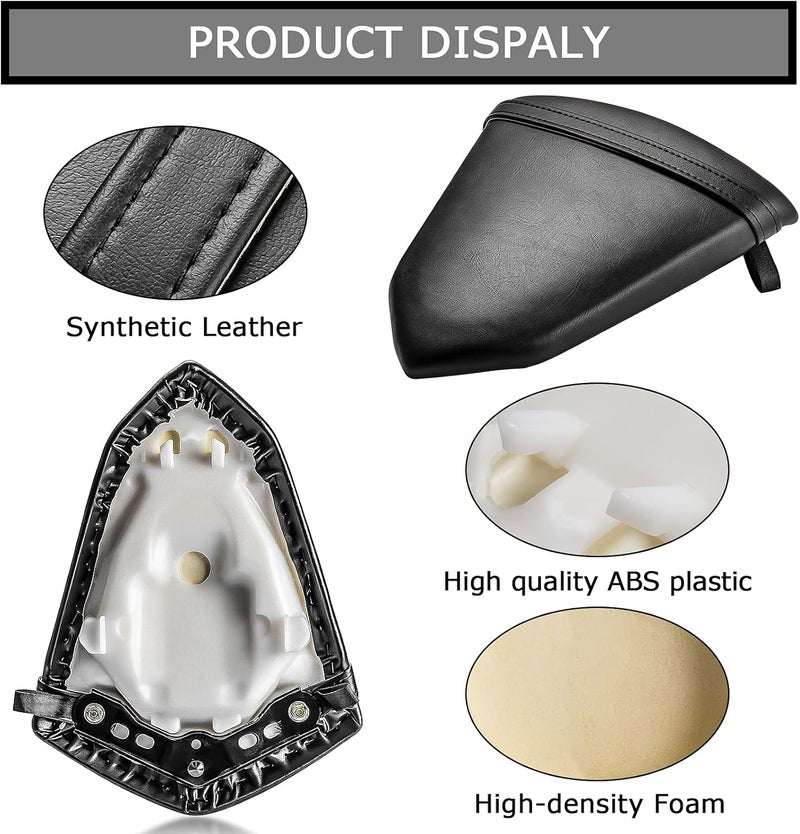 PSLER Seat Pillion Cushion for Ninja 300 300R EX300 2013-2019 Passenger Seat - Image 3