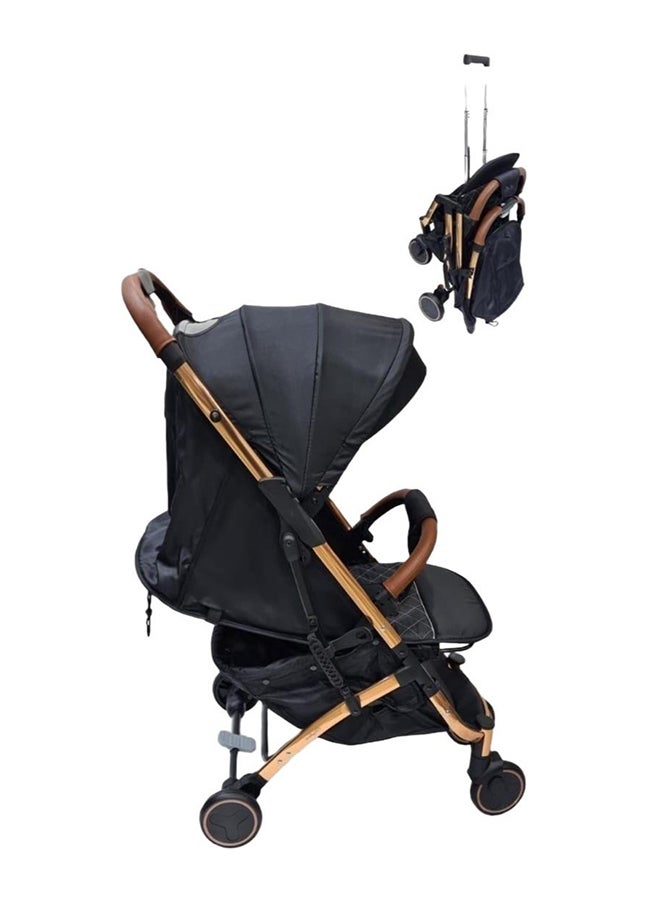 Baby Foldable Stroller With Multiple Recline Position And Adjustable Canopy - Image 2