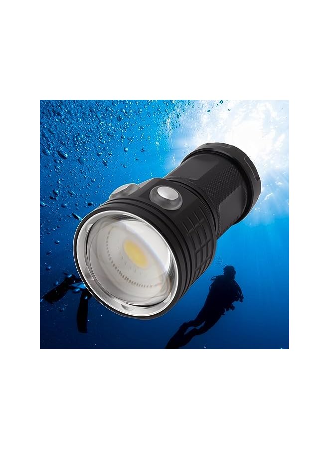PROMASS Diving Flashlight, Professional 10000LM Underwater Video Light IPX8 Waterproof 100m Dive Light Aluminum Alloy Underwater Flashlight for Under Water Sports - Image 3