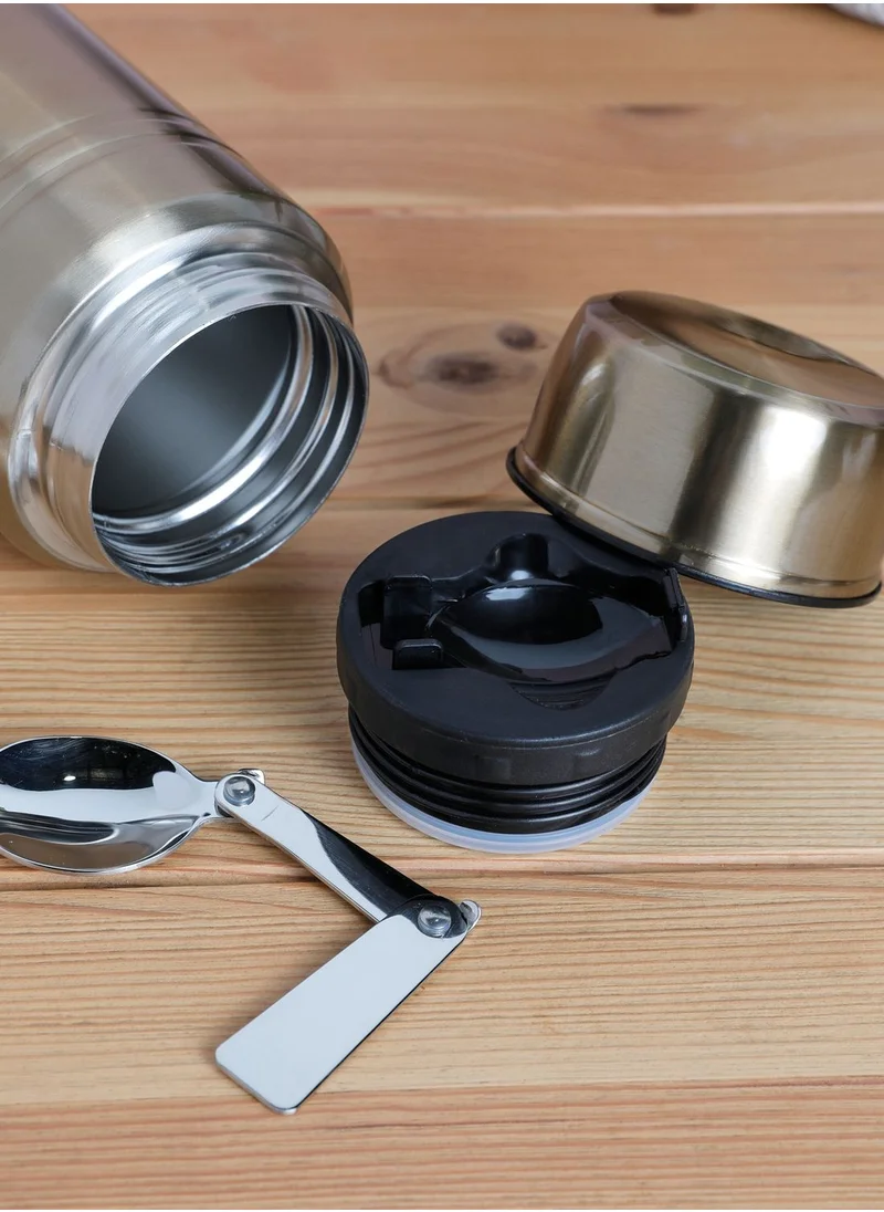 Premier Manhattan Food Flask With Foldable Spoon