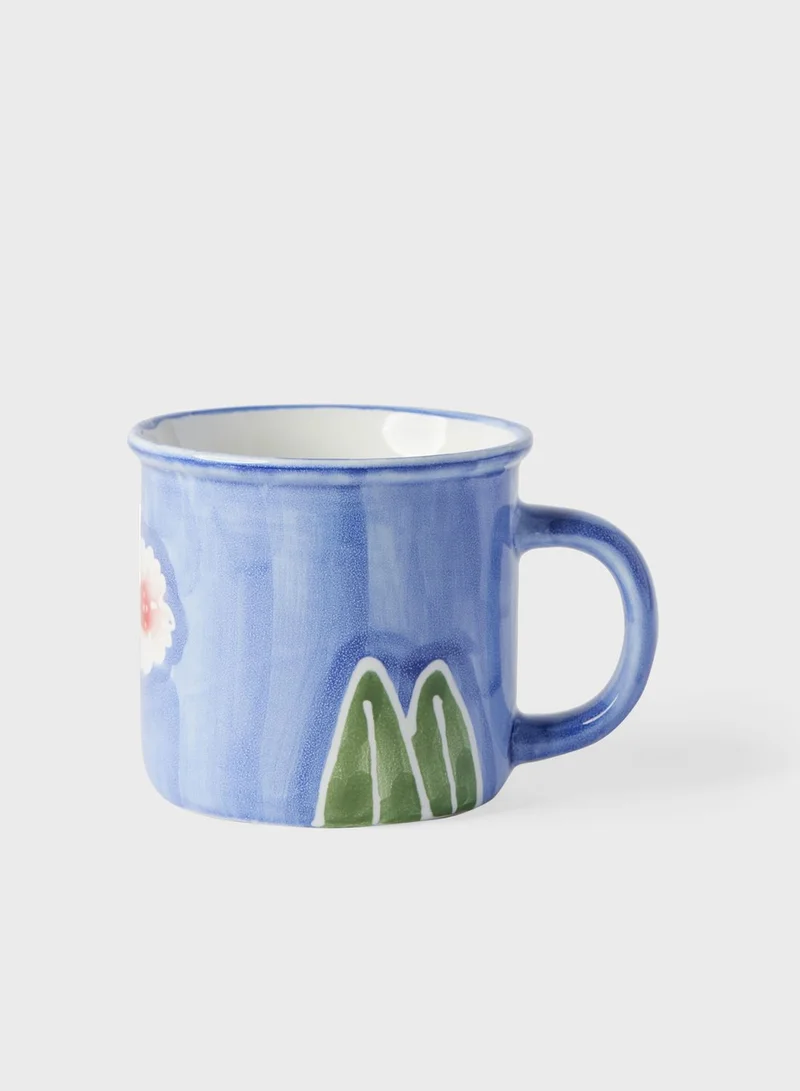 Prickly Pear Large 'Isa' Floral Circle Handle Mug