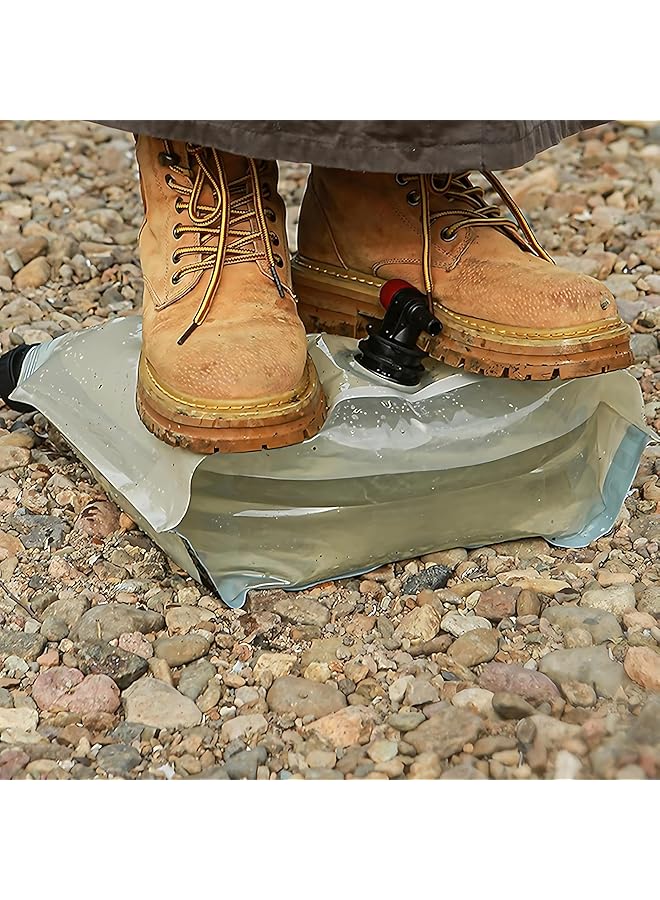 Biki Outdoor Portable Folding Water Bag With Faucet For Camping Folding Water Container Bag 10L Collapsible Water Pouch With Handle Camping Supplies Large Capacity Camping Water Container Bag 10L - Image 3