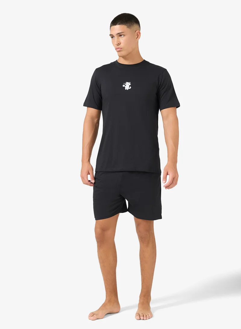 Seventy Five Nightwear T-Shirt & Shorts Set