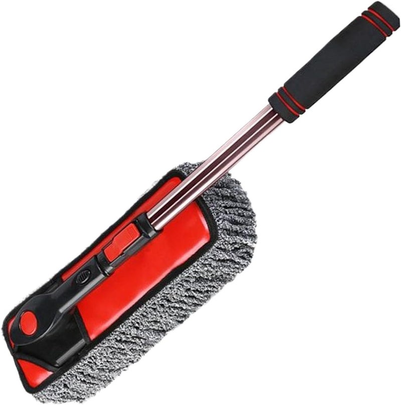 Long Handle Car Wash Brush - Long Handle No Scratch Soft Rotating | Car Detailing Cleaning Brush | for Windshield Vehicles RV Window Auto Truck SUV - Image 1