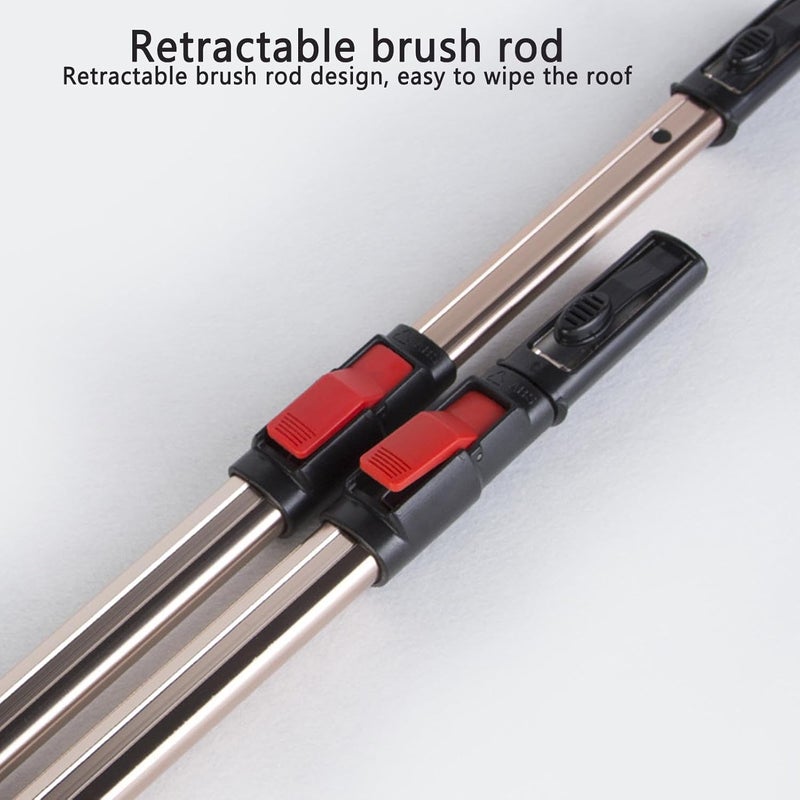 Long Handle Car Wash Brush - Long Handle No Scratch Soft Rotating | Car Detailing Cleaning Brush | for Windshield Vehicles RV Window Auto Truck SUV - Image 5
