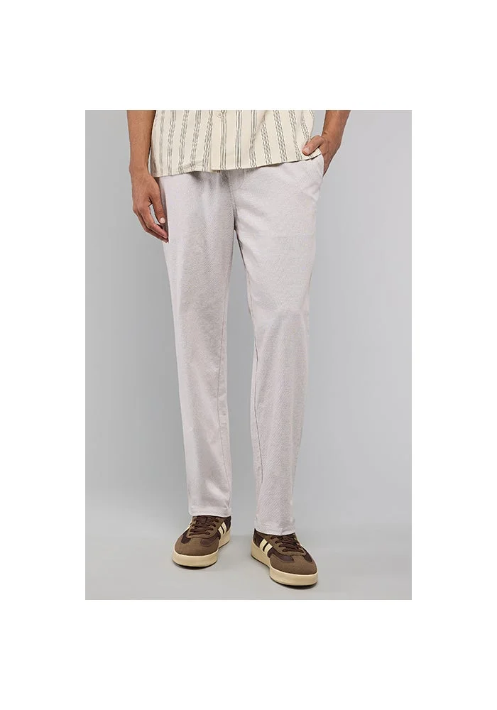 R&b Solid Loose Fit Pants with Elastic Waist