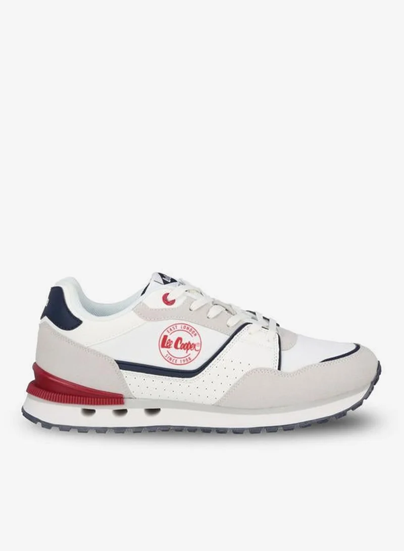 Lee Cooper WHITE Men Colourblock Lace-Up Ankle Sneakers for Men | Best Price UAE