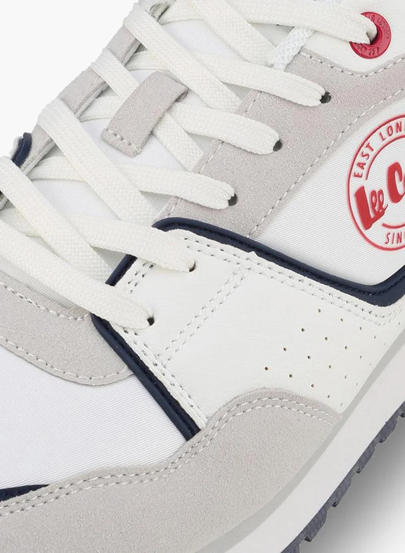 Lee Cooper WHITE Men Colourblock Lace-Up Ankle Sneakers for Men | Best Price UAE