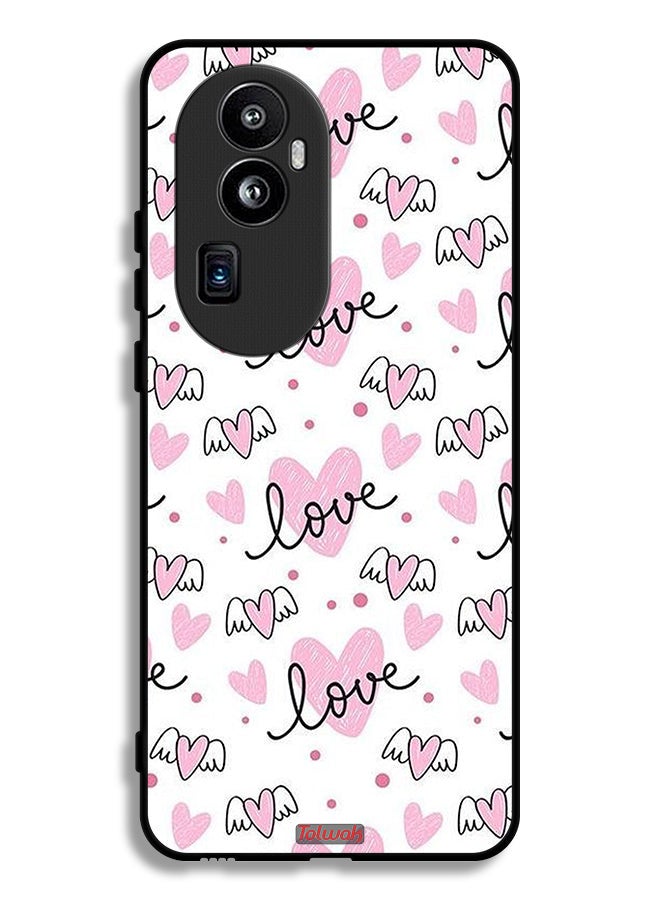 Oppo Reno10 Pro (China) Protective Case Cover Love And Heart Art Pattern