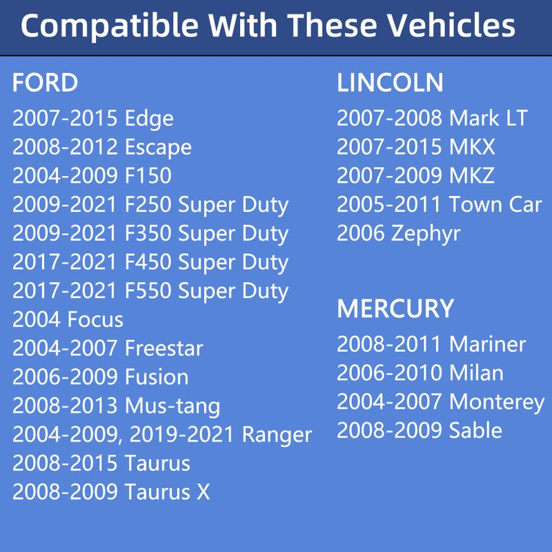 ROVIKE Gas Cap, Fuel Cap For Ford Escape Ranger Focus F150 F250 F350 F450 F550 Edge Freestar Fusion Mustang Taurus 2004 2005 2006 2007 2008 2009 2010 2011 2012 2013 2014 2015 2016 2017 2018 2019 2020, FC1080 - Image 2