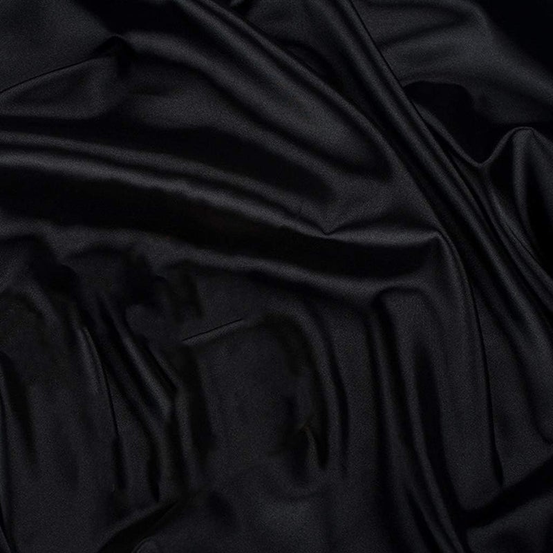 كلاراكو خلفية تصوير 70×100 سم من القماش المرسيري لصور الطعام والمجوهرات على سطح الطاولة، دعامات تصوير مسطحة باللون الأسود - Image 3