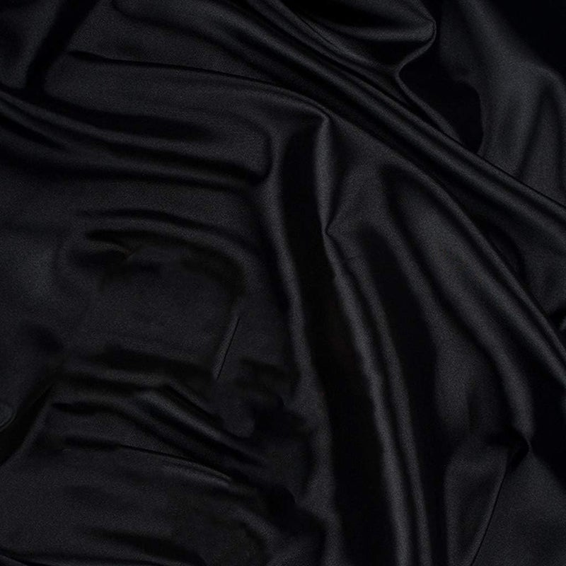 كلاراكو خلفية تصوير 70×100 سم من القماش المرسيري لصور الطعام والمجوهرات على سطح الطاولة، دعامات تصوير مسطحة باللون الأسود - Image 1