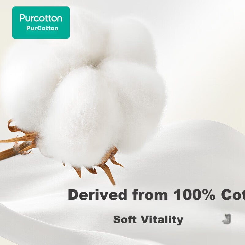 JD Jing Zao PurCotton Hanging Cotton Soft Towel Baby Ultra Soft 100% Pure Cotton Cream Face Wash Towel Dry and Wet Dual Use Cleansing Towel 120 Sheets1 Pack - Image 1