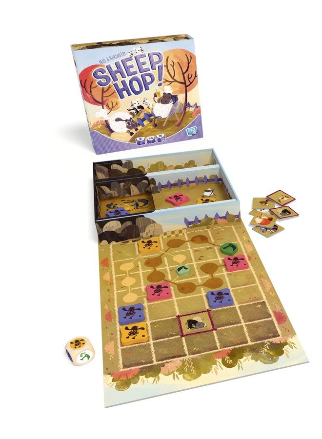 Asmodee Sheep Hop Board Game - Cooperative Strategy Game, Fun Family Game for Kids & Adults, Ages 5+, 1-4 Players, 15 Minutes, Made by Space Cow - Image 3