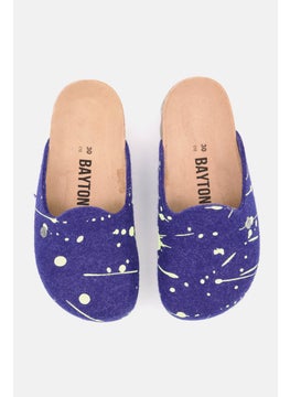 BAYTON Kids Girl Malonki Slip On, Navy  - Image 4