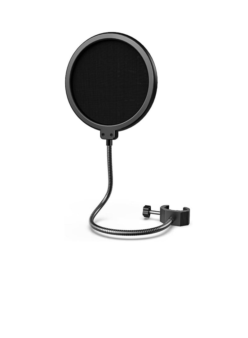 Mic Shield Microphone Pop Filter 818-LU Black  - Image 1