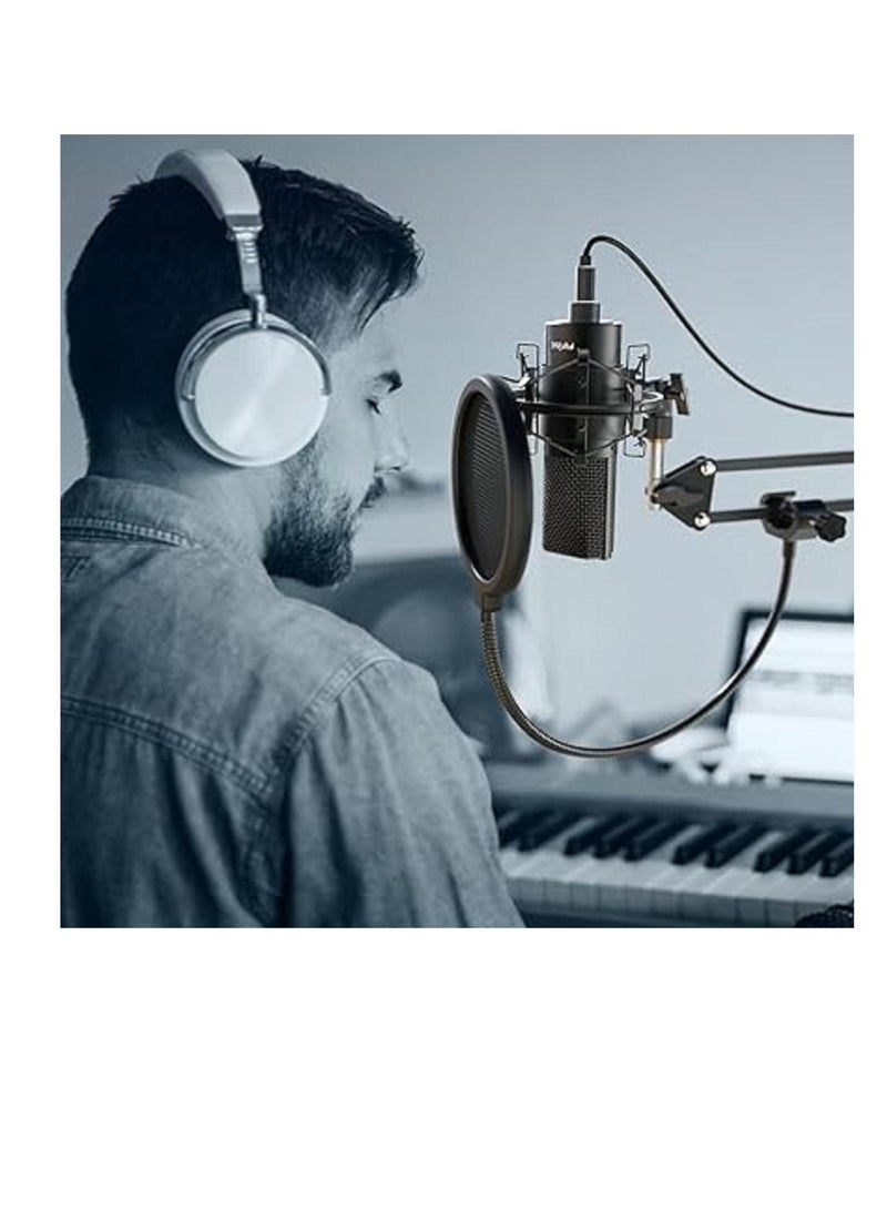 Mic Shield Microphone Pop Filter 818-LU Black  - Image 4