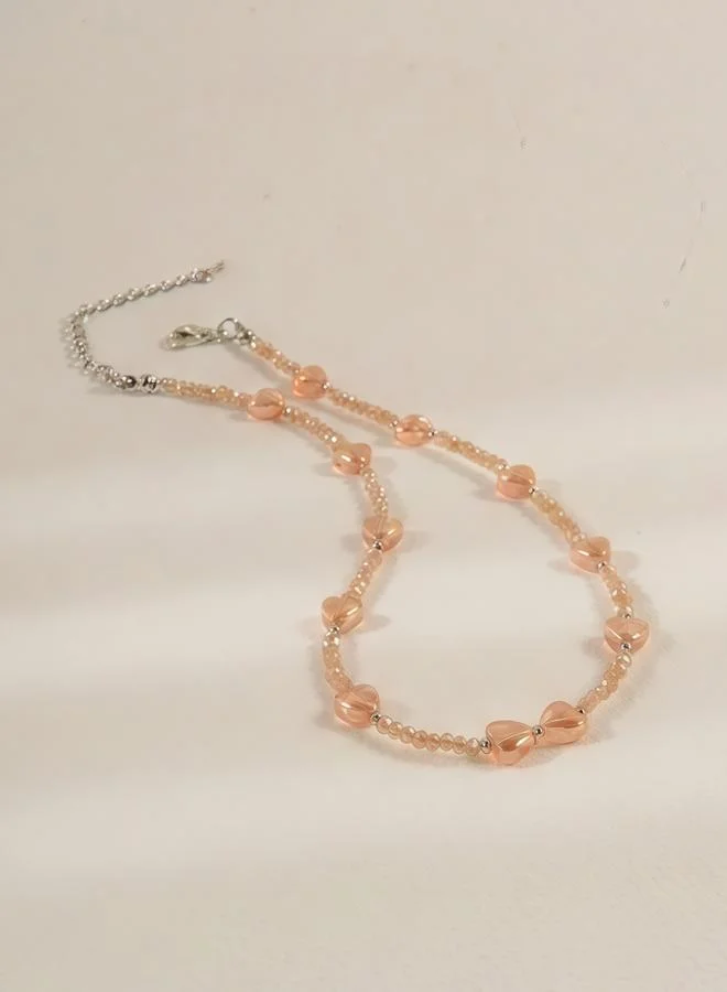 Take Two Heart-Shaped Beaded Necklace