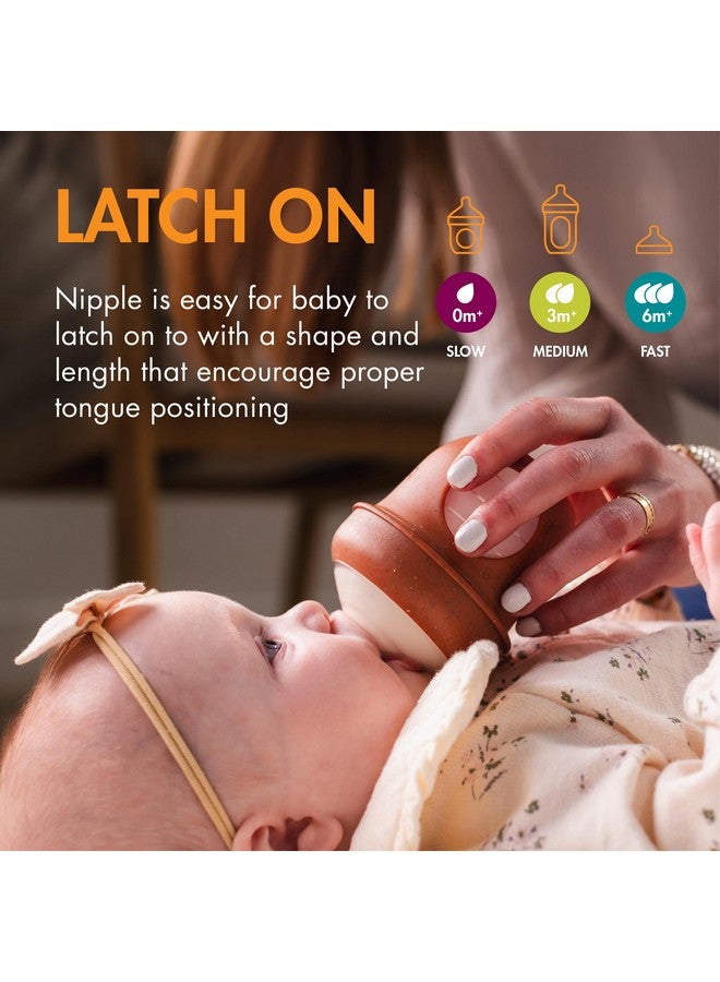 BOON مجموعة هدايا زجاجة الرضاعة بون نورش - أساسيات تغذية الأطفال للأمهات الجدد - تشمل زجاجات رضاعة سعة 4 أونصات و 8 أونصات، أغطية تخزين، حلمات تدفق سريع، أكياس تخزين، غطاء قشة، ومجموعة فرشاة زجاجة الأطفال مود. - Image 3