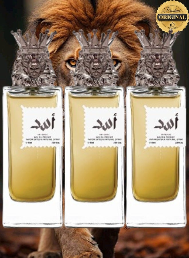 ELIXIR 3 Pieces Asad Intense Perfume 85ML - Image 1
