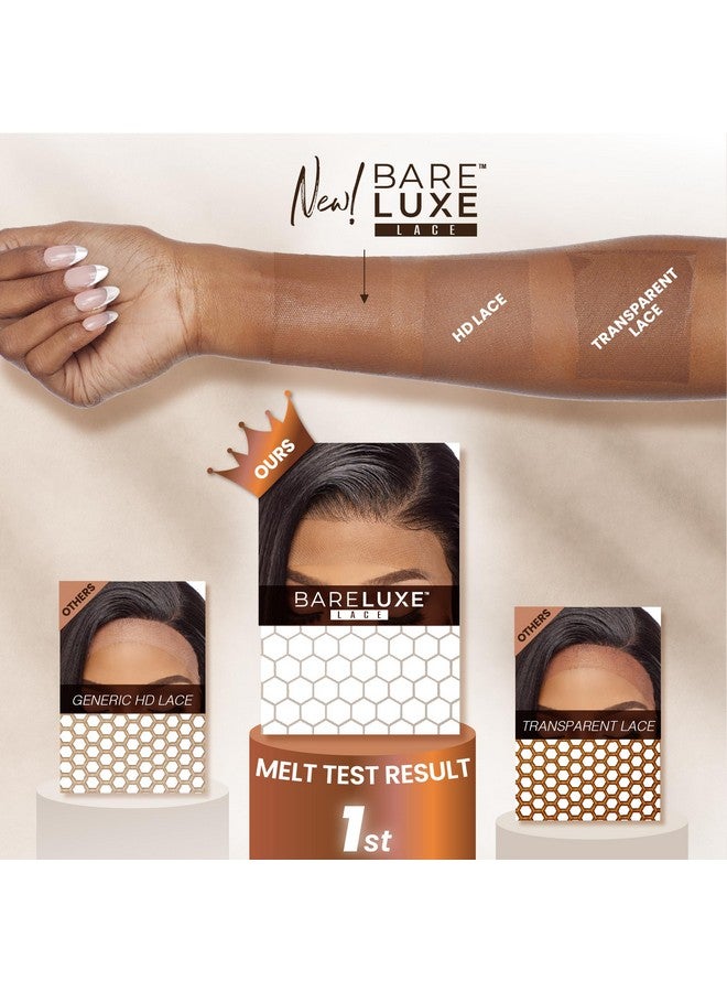 Sensationnel Bare Lace 13x6 wigs - Unit 4 Glueless synthetic with 180 degree preplucked hairline Non lifting 2040 larger grid thinner lace - BareLace unit 4 (1B OFFBLACK) - Image 2