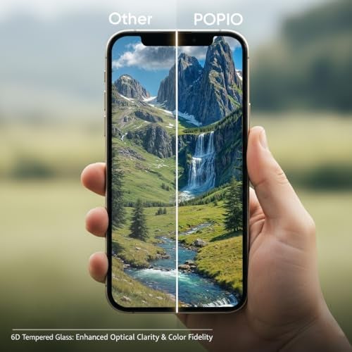POPIO Military-Grade Gorilla Tempered Glass For iPhone 17 Pro Max | 9H Hardness, Edge-to-Edge, Bubble-Free - Image 5