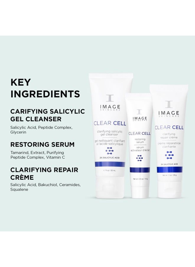 iGK مجموعة نظام العناية التمهيدية 3 خطوات للبشرة الصافية والمظهر الصحي، إصدار محدود للعطلات، أبيض، 3.2 أونصة - Image 4