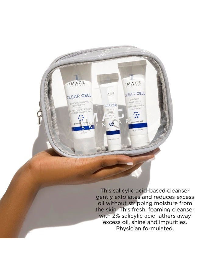 iGK مجموعة نظام العناية التمهيدية 3 خطوات للبشرة الصافية والمظهر الصحي، إصدار محدود للعطلات، أبيض، 3.2 أونصة - Image 3