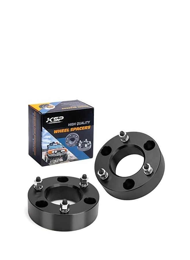 KSP PERFORMANCE KSP 2.5”Sierra Lift Kits, 2.5in Front Leveling Lift Spacers Compatible with Chevrolet Silverado 1500 GMC Sierra 1500 2007-2026, Aluminum Suspension Level Lift Kit Raise The Truck 2.5inch in The Front - Image 1