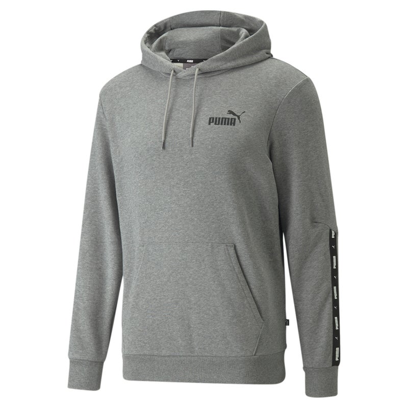 PUMA Essentials+ Tape Mens Grey Hoodie - Image 5