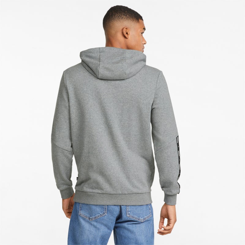 PUMA Essentials+ Tape Mens Grey Hoodie - Image 2