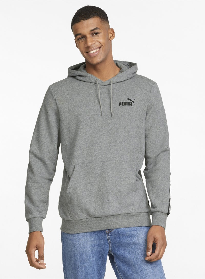 PUMA Essentials+ Tape Mens Grey Hoodie - Image 1