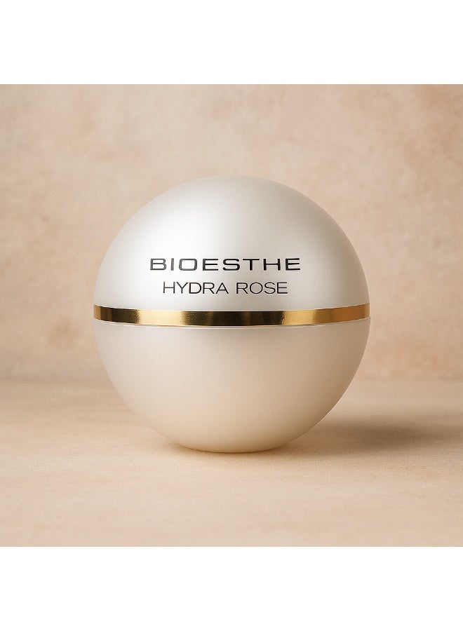 Bioesthe Hydra Rose Soothing Face Cream for Sensitive Skin – Anti-Redness Couperose Moisturizer with Aloe Vera, Shea Butter & Rose Extract 50ML - Image 4