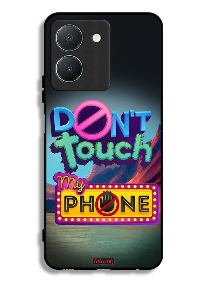 Tolwak Vivo Y36 4G Protective Case Cover Do Not Touch My Phone - Image 1