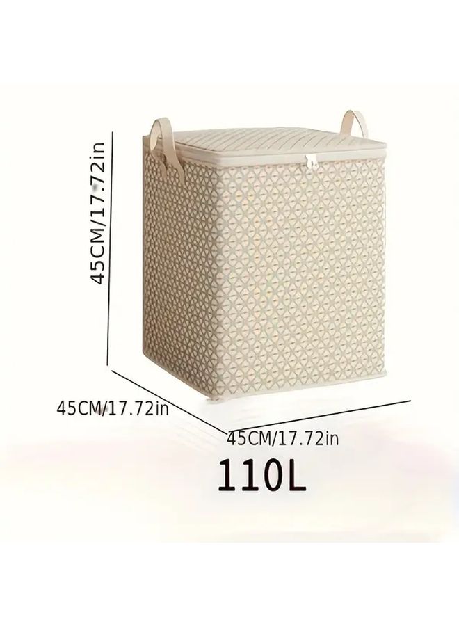 110 لتر منظم تخزين كبير محمول للأغطية والملاءات وملحقات السفر - Image 5