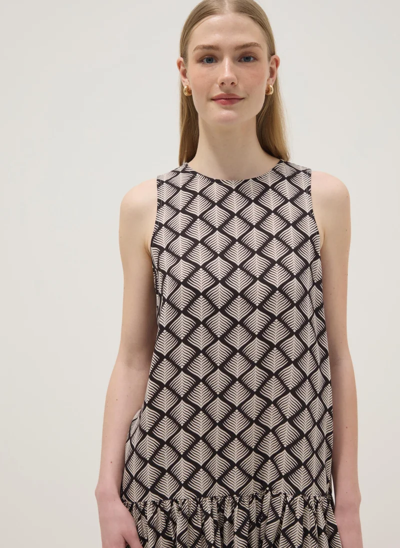 Ovs  OVS Multicolour Dress With Geometric Pattern for Women | Best Price UAE