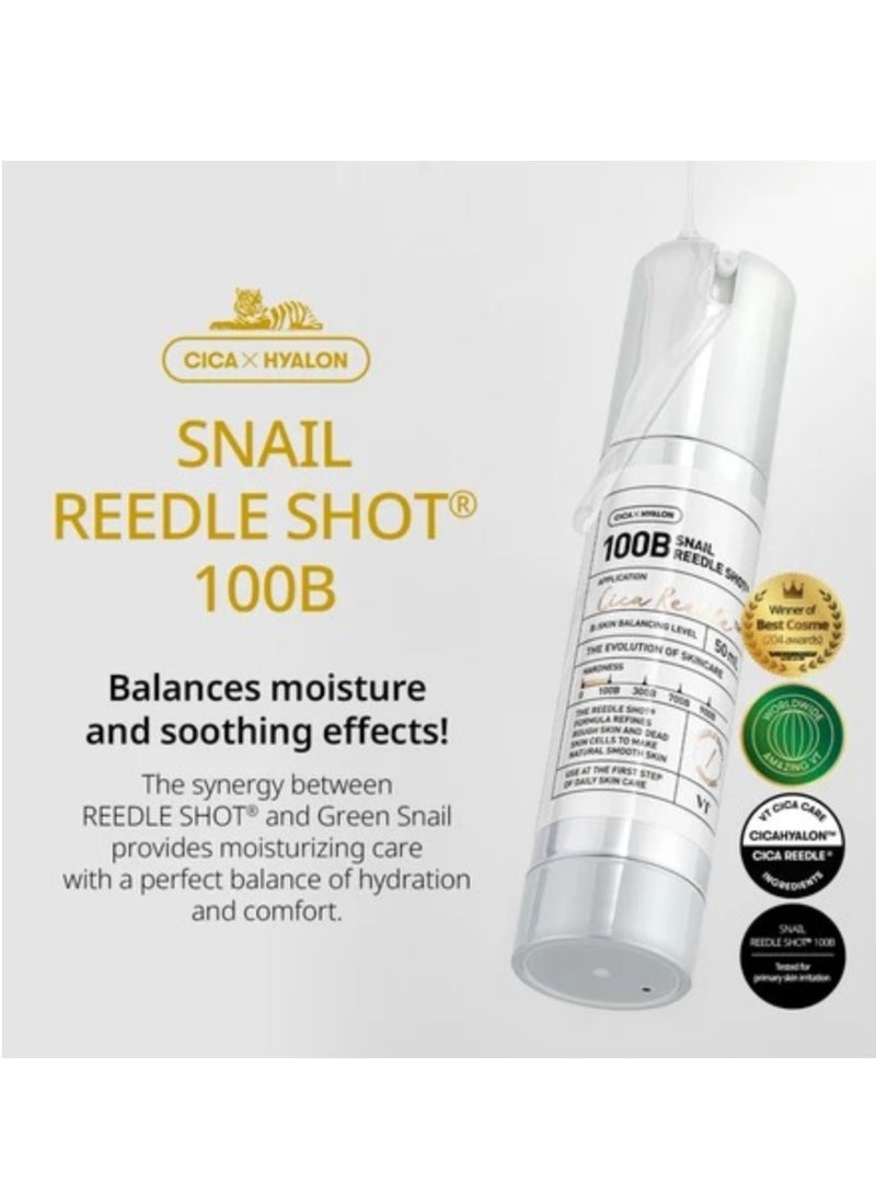 VT COSMETICS VT - Snail Reedle Shot 100B Essence 50ml - Image 2