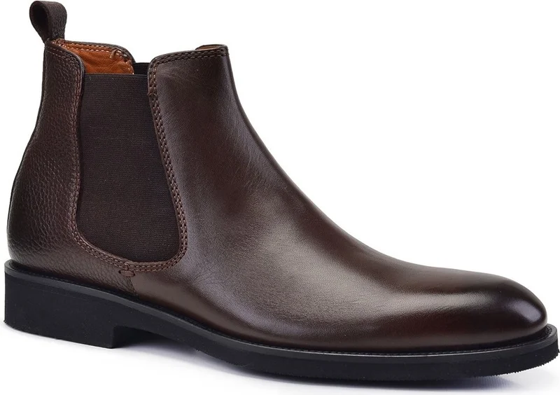 Nevzat Onay Brown Classic Chelsea Men's Boots -12533-