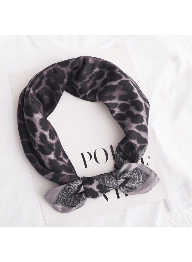 KUYING New Fashion Double sided Printed Silk Scarf 70 * 70CM