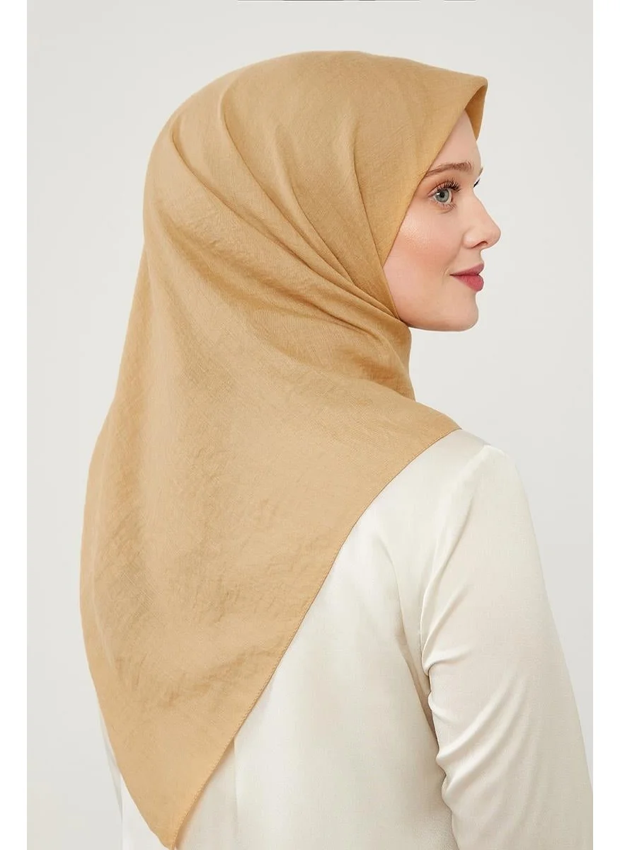 ليفيدور Cappuccino Plain Luxury Cotton Jazz Scarf