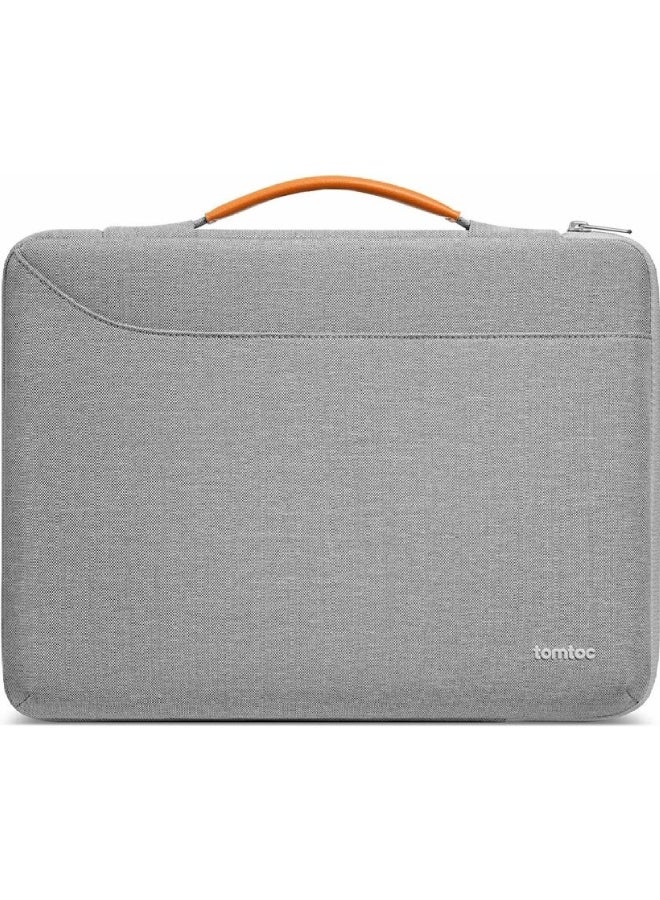 Tomtoc Defender-A22 13-Inch Eco-Friendly Laptop Sleeve Bag & Briefcase – 360° Protective Slim Bag for MacBook Air (2018–2025 M1/M2/M3/M4) & MacBook Pro 13 (2016–2025 M1/M2/M3/M4), CornerArmor 4x Technology, Spill-Resistant Fabric, Secure Belt & Protective Flap - Image 1