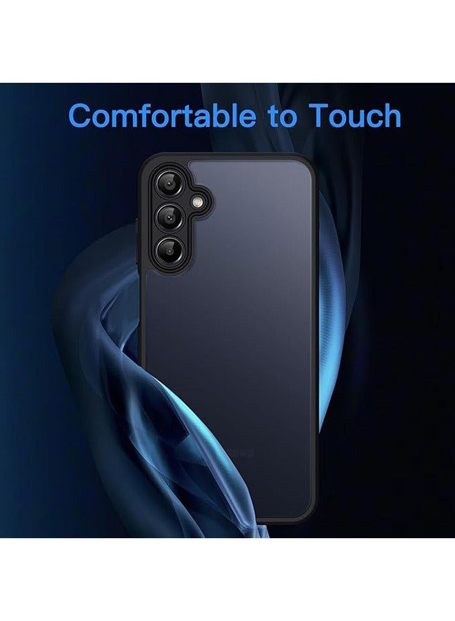 Case for Samsung Galaxy A15 5G / 4G 6.5-Inch, Frosted Translucent Back Protective Slim Phone Cover, Anti-Fingerprints, Anti-Fall Drop Protection, TPU High Quality Material Shockproof Case(Black) - Image 3