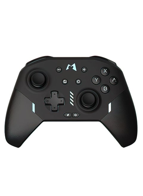 MOBAPAD Wireless Pro Controller with Hall Effect Sensing Joystick, Compatible with Switch, Windows and Steam Deck, Turbo, Gyro Axis, Dual Shock, and Motion Control, Easy and Long Game, ALPS Joysticks, NFC(Black)