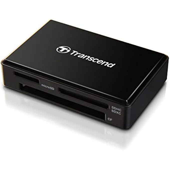 rayihni TS-RDF8K2 ALL-IN-ONE MEMORY CARD READER USB 3.0 MICROSD/SD/COMPACTFLASH BLACK - Image 1