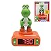 LEXiBOOK Super Mario Yoshi Nightlight Alarm Clock Sounds and Melodies LCD Backlit Screen Luminous Snooze RedGreen RL800NI1 - Image 3