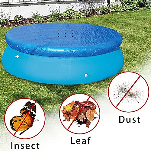 YUGYUJ Round Pool Cover, Solar Covers for Above Ground Pools, Dust Pool Cover Protector with Drawstring Design for Round Inflatable Swimming Pools, Hot Tub Dustproof Cover (6FT) - Image 5