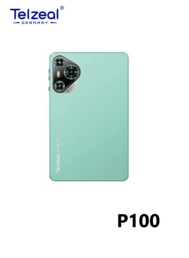 Telzeal P100 10.1-Inch Android 13 Tablet with 5G WiFi, Dual SIM, 8GB RAM, 512GB ROM, 8000mAh Battery, Wireless Keyboard & Mouse, Dual Camera, Slim Metal Design – Green - Image 2