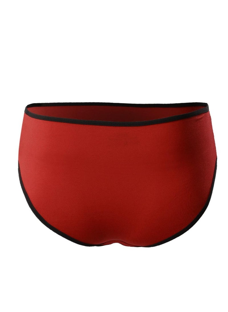 Mesery - Bundle OF Six Brief Smooth Cotton Hipster Panties Multicolour - Image 1