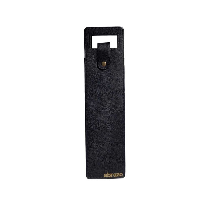 abrazo Faux Leather Wine Bottle Holder, Wine Gift Bag, Hot/Cold Container Cover/Case Bag, Bottle Carry Bag (Black) - Image 4